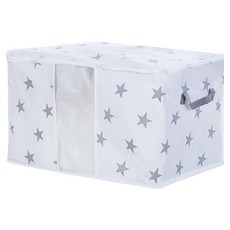 小麥購物 大號無紡布棉被收納袋 星星 L2013, 1個, 1入