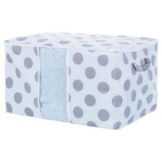 小麥購物 大號無紡布棉被收納袋 圓點 L2013, 1個, 1入
