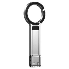 울란지 맥세이프 스마트폰 삼각대 실버 S, 그레이, 1개