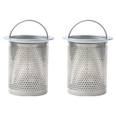 Sabujak Market 水槽小型不鏽鋼濾網, 銀色, 2個