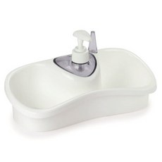 snips 海綿按壓分裝架, 1個, 白色