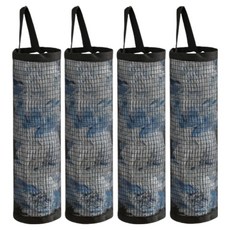 온트리 접이식 봉투정리함, 블랙, 4개