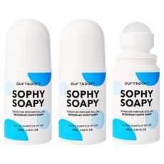 DUFT&DOFT 經典香氛滾珠體香劑 皂香, 3個, 60ml