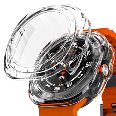 GOOSPERY Galaxy Watch全覆蓋鋼化玻璃硬殼2件組, 透明+透明, 2個