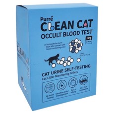 Purré Clean Cat 乾淨貓潛血檢測貓砂顆粒 10g 12包, 120g, 無香, 1盒