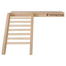 Lemongcrif 扁柏木靠板 20cm + 梯子套組, 1套, 自然色