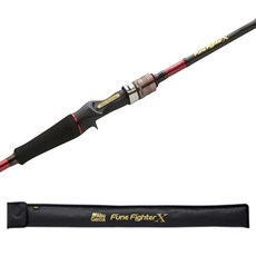Abu Garcia Fune Fighter X Takoika 船釣小章魚 墨魚 章魚釣竿 8:2調性, 黑色 + 紅色 + 金色