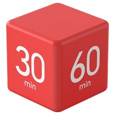Jini Company 簡易烹飪計時器 15分鐘 20分鐘 30分鐘 60分鐘, 紅色, 1個