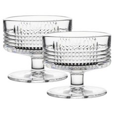 Daparang 迷你透明玻璃高腳甜點杯 HJ0183, 2個, C