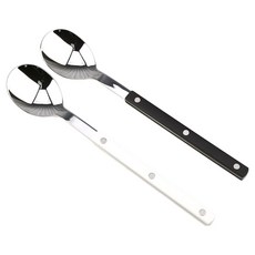 Bogen Marsong 銀色餐具湯匙2件組, 1套, 黑色, 白色, 湯匙2件