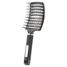DeepTalk 乾髮梳 氣墊弧形排骨梳 DT0886, 1個, 黑色