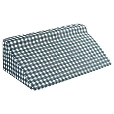 Lotherra病人用側面旋轉輔助墊醫院用品 綠色格子防滑 50*25*15cm, 1個