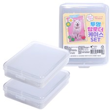 POPO FANCY 優質保護貼保護殼收納相片卡裝飾卡套組, 3套, 透明