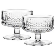 Daparang 迷你透明玻璃高腳甜點杯 HJ0183, 2個, E