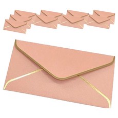 Eumes 高級零用錢禮券禮物信封 220 x 110 mm, 10個, 粉紅色