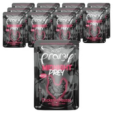 PRAMY 고양이 야식 치킨 무스타입, 닭, 80g, 12개