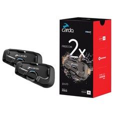 cardo FREECOM 2X 安全帽通訊藍牙耳機2件組, FRC2X103, 黑色