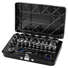 LABEAR 樂博 多合一迷你雙向棘輪起子頭套組 LB-03117, 1套