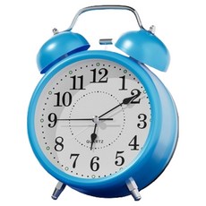 Denville 簡約鬧鐘 9 x 4.5 x 12 cm, 藍色