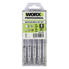 WORX SDS PLUS 드릴비트 4날 5종 세트 WSP-05S, 1세트