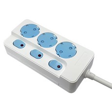 winners 安全蓋獨立省電延長線 3孔, 1.5m, 1個