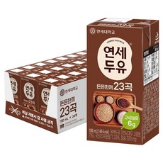 연세두유 든든한끼 23곡, 190ml, 24개