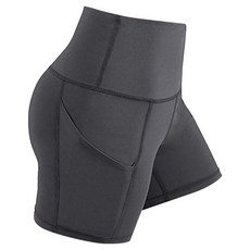 엘쏘 여성용 헬스 필라테스 요가 런닝 3부 레깅스 휴대폰 포켓 숏팬츠