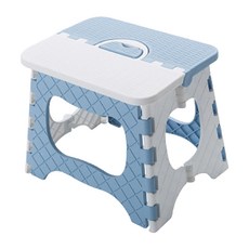 小麥購物 便攜式折疊板凳特 L1059 大, 藍色, 1個