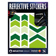 Reflective Berlin 反光貼紙 V形圖案, 1個, 綠色