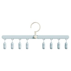 루미온 여행용 접이식 빨래집게, 블루, 1개