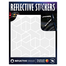 反光柏林反光貼紙 Shape Cubes, 白色, 1個