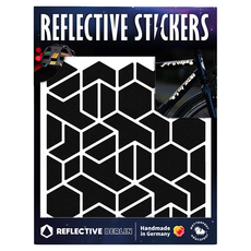 反光柏林反光貼紙 Shape Cubes, 黑色, 1個