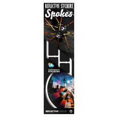 Reflective Berlin反光貼紙 Spokes輪圈用, 1個, BLACK