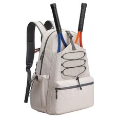 Nalli Sisters 壁球網球後背包, 1個, 白色