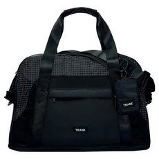 可收納鞋子分隔行李袋, 黑色, 1個