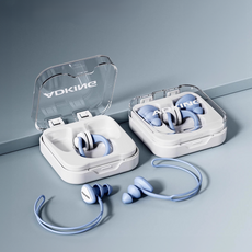 Kelbon 矽膠防水游泳耳塞鼻夾組 耳塞, 天藍色, 2套