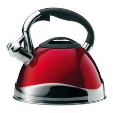 kela 不鏽鋼笛音壺, 1個, 3L, 紅色