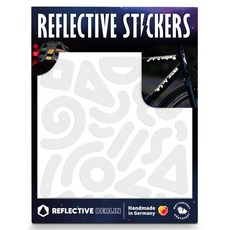 Reflective Berlin 反光貼紙 Shape Doodle, 1個, WHITE