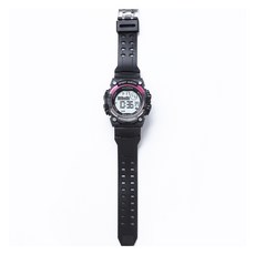 Dream Store 運動風簡潔運動手錶, 1個, 黑粉色