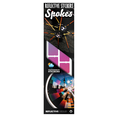 Reflective Berlin Spokes 輪輻用反光貼紙, 1個, RAINBOW