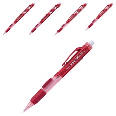 Pentel 飛龍文具 Side FX 自動鉛筆 紅色 PD255-B, 0.5mm, 12個