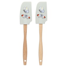 Now Designs 迷你矽膠刮刀 17.5cm 2支, 1組, 晨光庭園