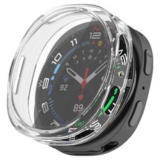 LuA lovel Galaxy Watch保護TPU全覆蓋保護殼, 透明, 1個