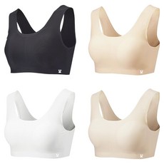 Golden Rabbit 無痕U型學生內衣 4件組