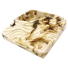 champcrab 爬蟲類兩用方形碗, 1個, 米色