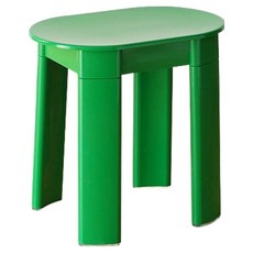 라라하우스 일립스 플라스틱 컬러 스툴, 아이리쉬 그린, 1개