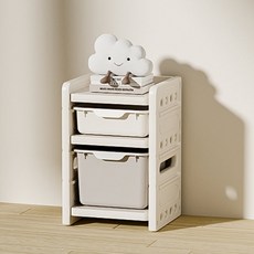 lilikoko 哩哩摳摳 雲屋收納櫃 組合一, 2層, 暮雲灰