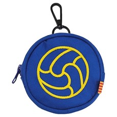 Hyungji 巴塞隆納經典線條迷你化妝包, 1個, 藍色