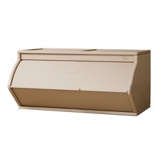 Inhe 英禾 九號防夾滑門收納櫃 組合二, 1層, 琥珀棕