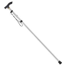 바네스픽 안전한 어르신 활동 보조 지팡이, 실버, 1개